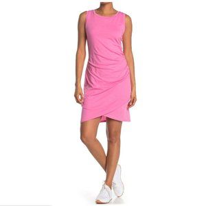 Leith Ruched Body-Con Tank Dress XS